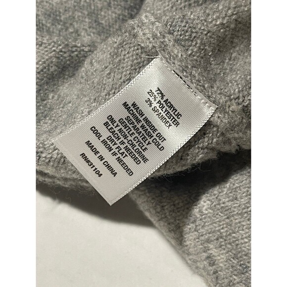 Crown & Ivy Petite XL Button Shoulder Crew Neck Sweater new with tags - Picture 8 of 10